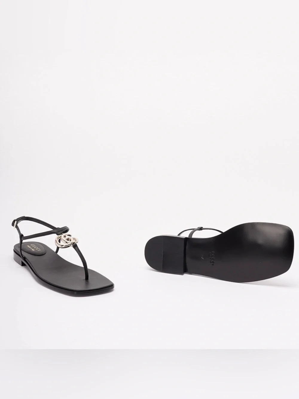 GUCCI Marmont GG logo thong sandals - Picture 6 of 6